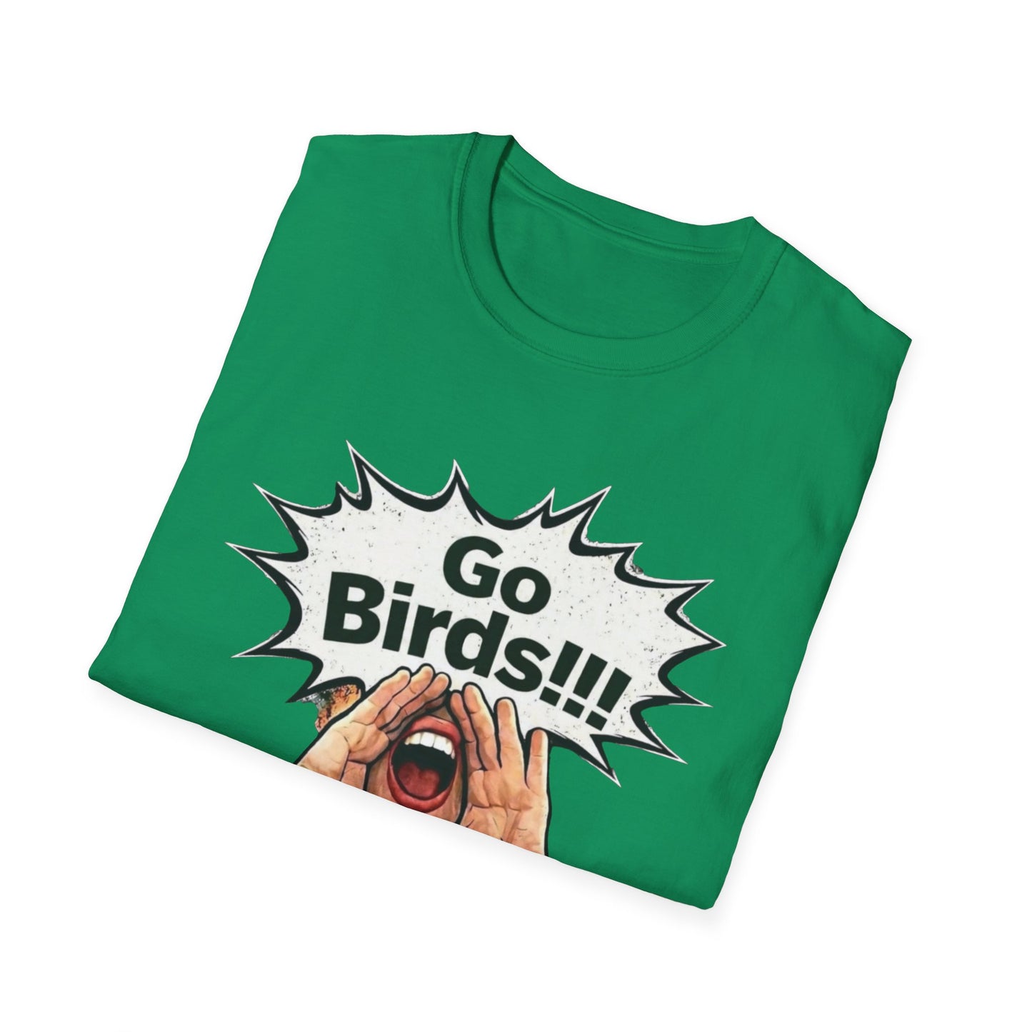 Go Bird Shouting Fan T-Shirt
