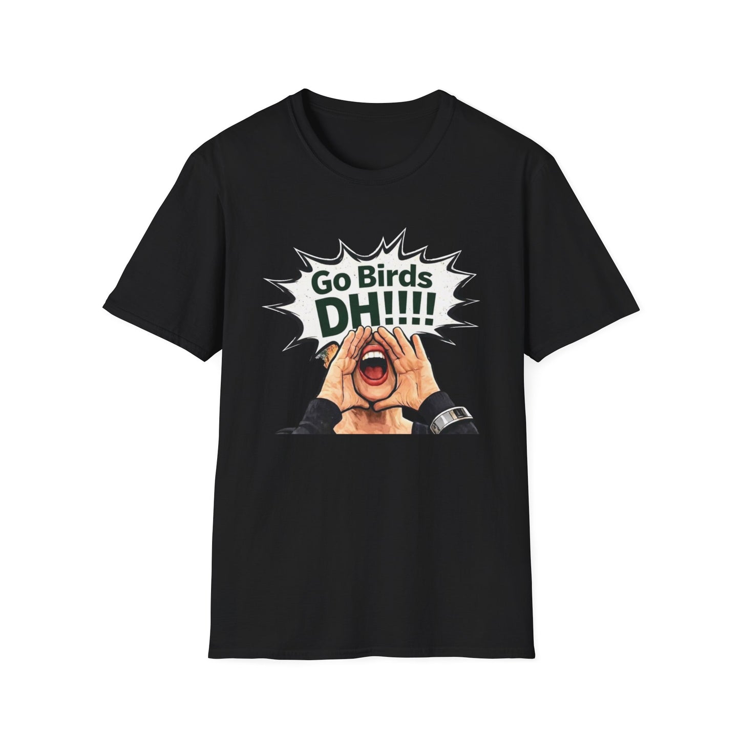 Go Birds DHH Shouting Fan T-Shirt